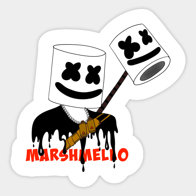 Marshmello sticker discount